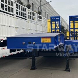 3 Axles Heavy Duty Lowbed Trailer
