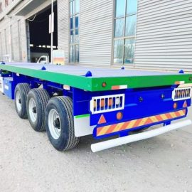 Tri-Axle 40 Ft Flatbed Semi Trailer